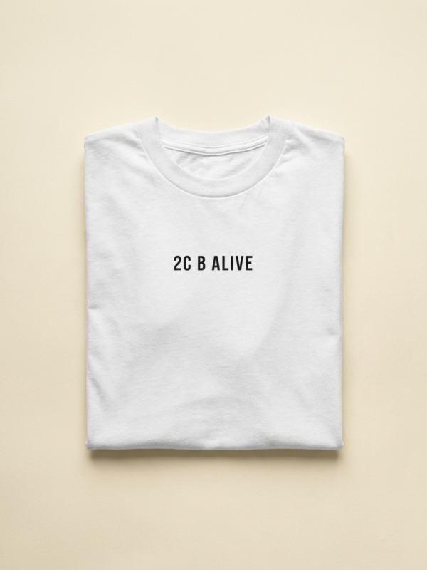 2C B Alive Tee — White