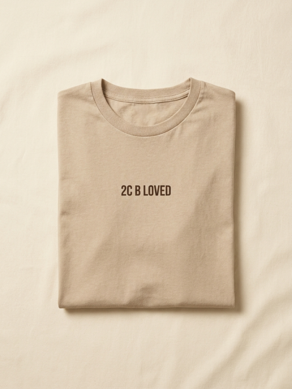 2C B Loved Tee — Sand