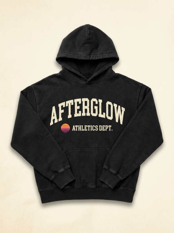 Athletics Dept. Hoodie — Washed Black