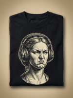 Bass Face Tee — Noir