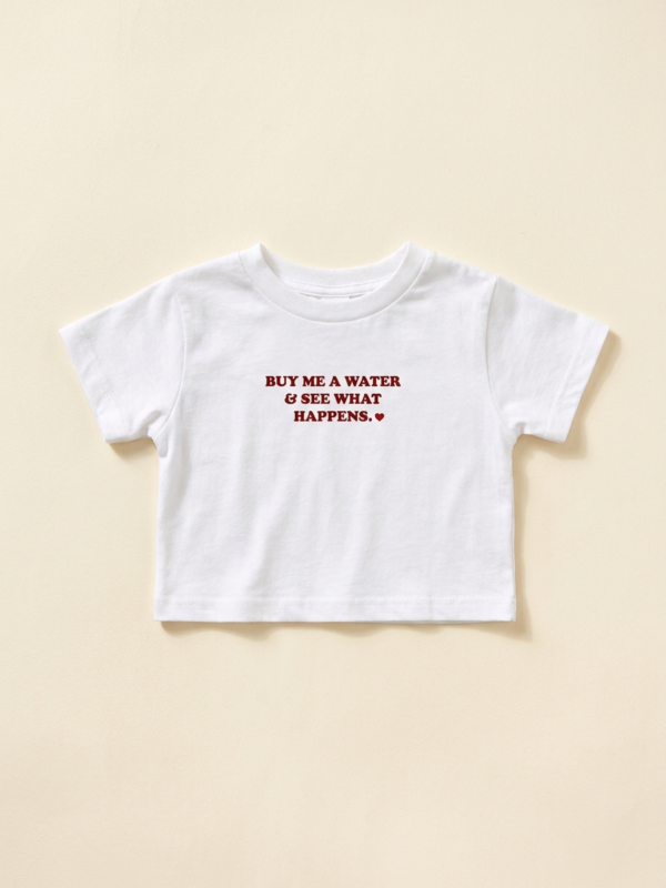 Buy Me A Water Crop — White