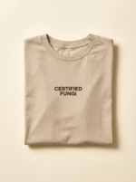 Certified Fungi Tee — Sand