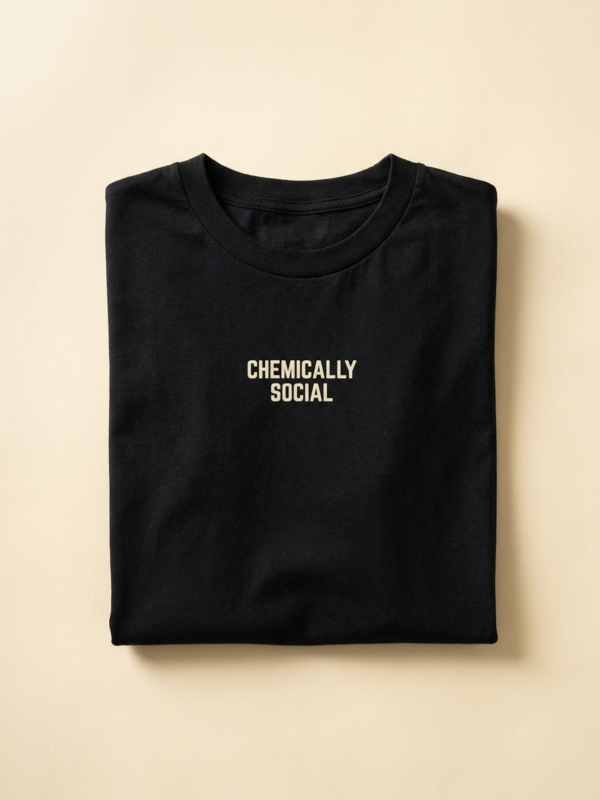 Chemically Social Tee — Noir