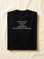 Everything I Love Tee — Noir
