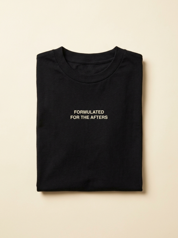 Formulated For The Afters Tee — Noir