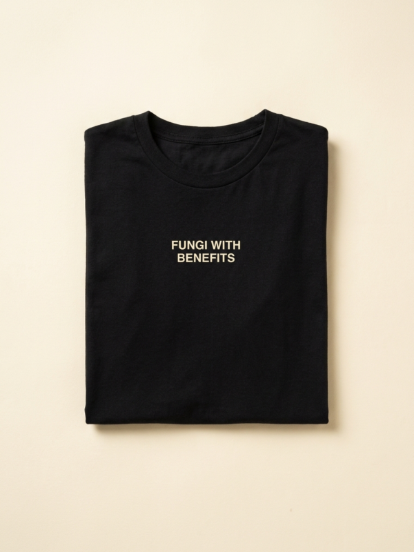 Fungi With Benefits Tee — Noir