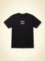 Here For The Openers Tee — Noir