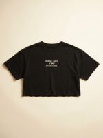 House, Lust & Bad Intentions Crop — Noir