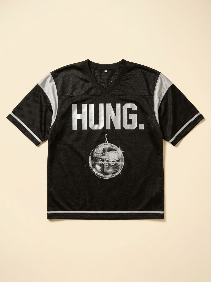Hung Jersey — Black/Silver