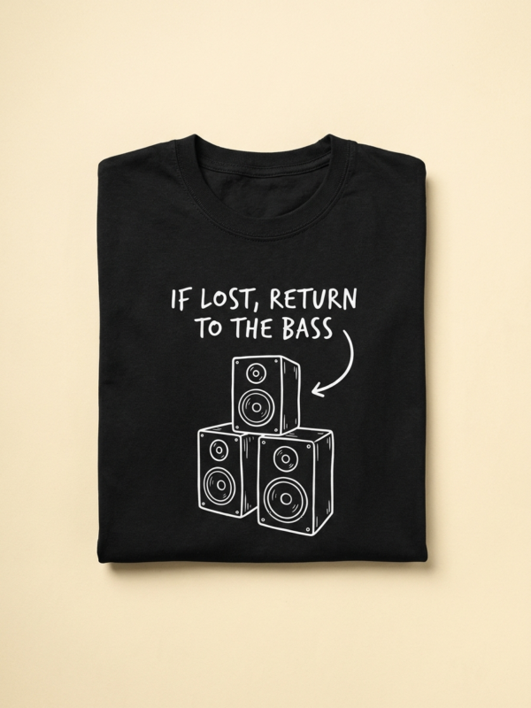 If Lost, Return To The Bass Tee — Noir