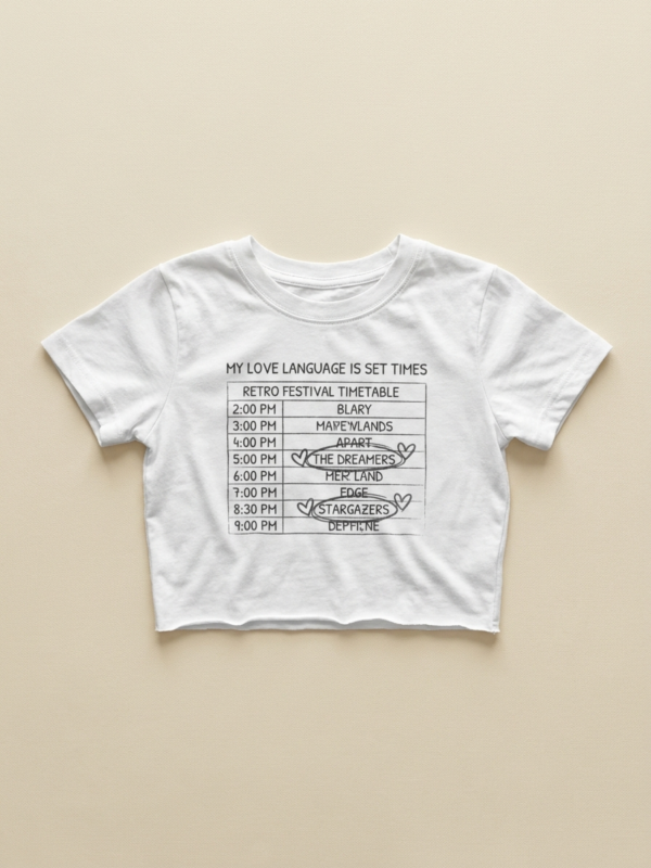 My Love Language Is Set Times Crop