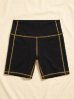 Motion Bike Shorts — Noir/Gold