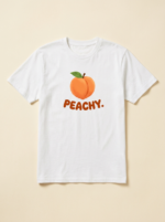 Peachy Tee — White