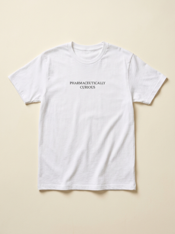 Pharmaceutically Curious Tee — White