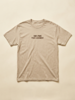 100% Pure Poor Judgment Tee — Sand