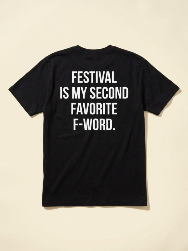 Second Favorite F-Word Tee — Noir