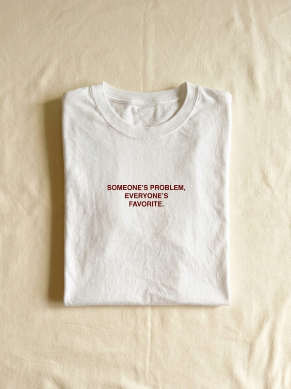 Someone'S Problem, Everyone'S Favorite Tee — White