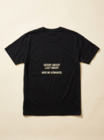 Sorry In Advance Tee — Noir