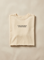 Sunset Sweetheart Crop — Cream