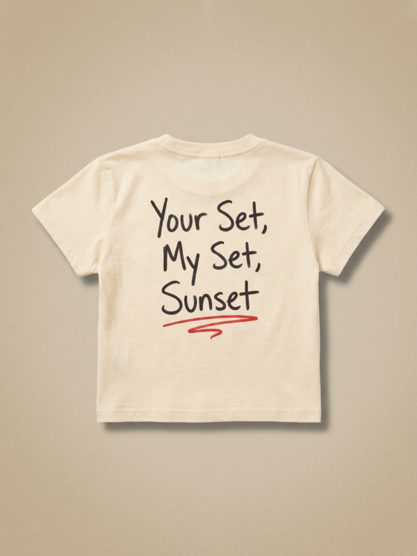 Your Set, My Set, Sunset Crop — Cream